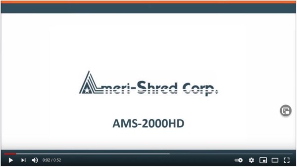 AMS-2000HD Hard Drive Shredder by Ameri-Shred