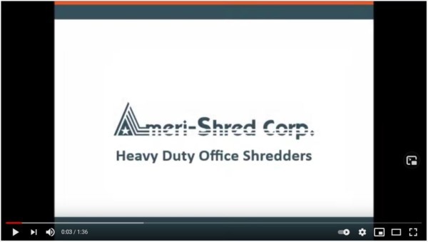 Heavy Duty Office Shredders Video from Ameri-Shred