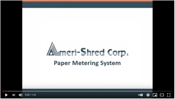 Paper Metering System Above Ground