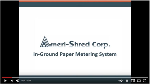 Paper Metering System In-Ground from Ameri-Shred